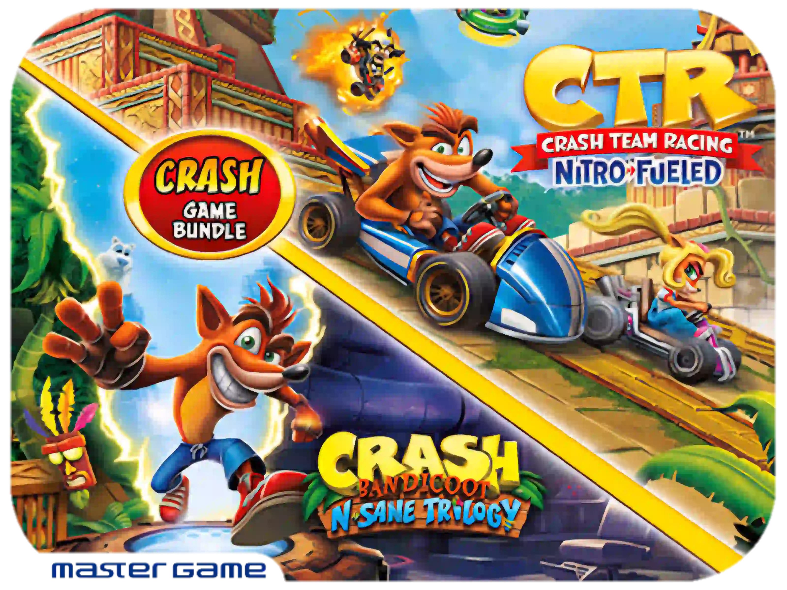 اکانت قانونی بازی Crash Bandicoot Trilogy + Ctr...