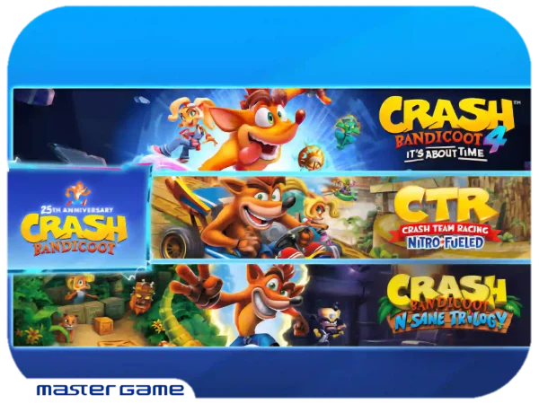 اکانت قانونی بازی Crash Collection برای Ps5 و Ps4