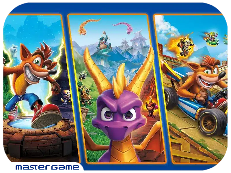 اکانت قانونی بازی Crash Collection + Spyro برای...
